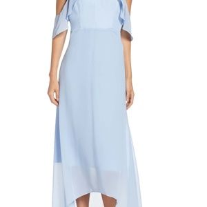 TRUE DECADENCE Cold Shoulder Maxi Dress